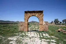 The Temple of Caelestis, Thuburbo Majus, Tunisia. Creator: Samuel Magal