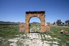 The Temple of Caelestis, Thuburbo Majus, Tunisia. Creator: Samuel Magal