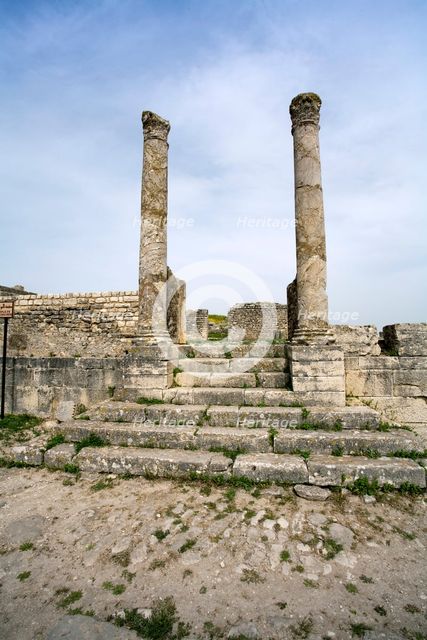 The Temple of Concordia, Dougga (Thugga), Tunisia. Creator: Samuel Magal.