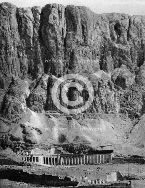 The Temple of Deir-El-Bahari, Egypt, 1936. Artist: Unknown