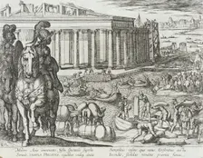 The Temple of Diana at Ephesus, published 1610. Creator: Antonio Tempesta