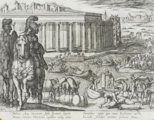 The Temple of Diana at Ephesus, published 1610. Creator: Antonio Tempesta