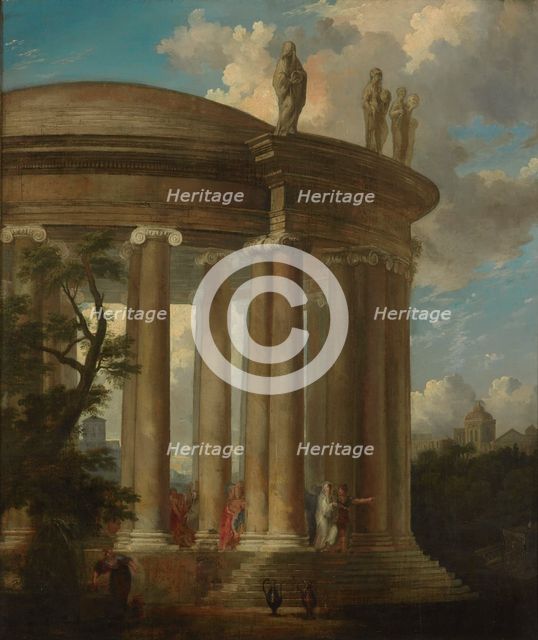 The Temple of Diana, c.1740. Creator: Giovanni Paolo Panini.