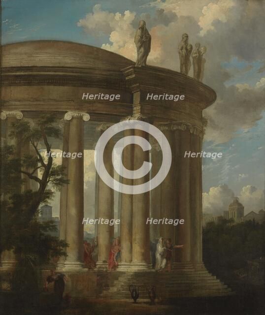 The Temple of Diana, c.1740. Creator: Giovanni Paolo Panini.