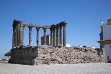 The Temple of Diana, Evora, Portugal, 2009. Creator: Samuel Magal