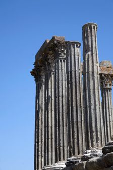 The Temple of Diana, Evora, Portugal, 2009. Creator: Samuel Magal