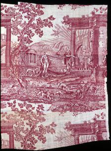 The Temple of Diana (Furnishing Fabric), Middlesex, 1775/85. Creator: Bromley Hall