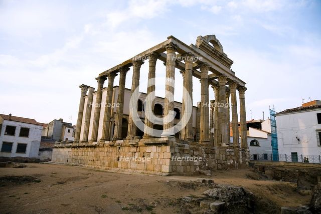 The Temple of Diana in Merida, Spain, 2007. Creator: Samuel Magal.