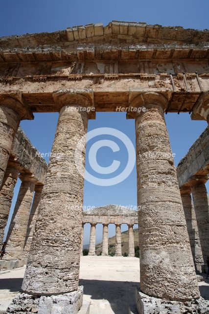 The Temple of Diana, Segesta, Sicily, Italy. Creator: Samuel Magal.