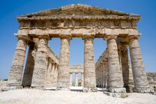 The Temple of Diana, Segesta, Sicily, Italy. Creator: Samuel Magal