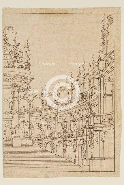 The Temple of Flora, 18th century. Creator: Bernardino Galliari.