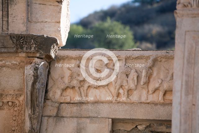 The Temple of Hadrian, Ephesus, Turkey. Creator: Samuel Magal.
