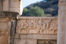 The Temple of Hadrian, Ephesus, Turkey. Creator: Samuel Magal