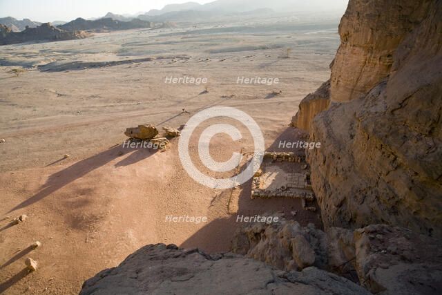 The Temple of Hathor, Timna Valley Park, Israel. Artist: Samuel Magal