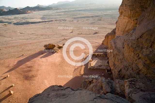 The Temple of Hathor, Timna Valley Park, Israel. Creator: Samuel Magal.