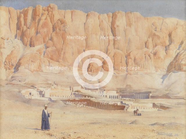 The Temple of Hatshepsut, 1899. Creator: Carter, Howard (1874-1939).