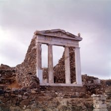 The Temple of Hera, island of Delos, Greece, c1955. Creator: Arthur Charles Kirby Ware