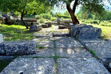 The Temple of Heracles at Dodona, Greece. Creator: Samuel Magal