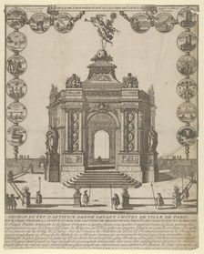 The Temple of Honor of the Glory of Louis le Grand, 1689., 1689. Creator: Anon