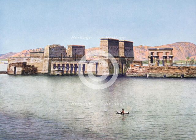 The Temple of Isis at Philae, Egypt, 20th century. Artist: Unknown