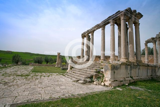 The Temple of Juno Caelestis, Dougga (Thugga), Tunisia. Creator: Samuel Magal.