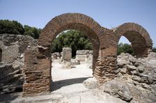 The Temple of Jupiter, Cumae, Italy. Artist: Samuel Magal
