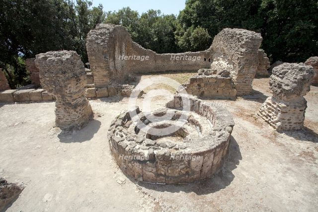 The Temple of Jupiter, Cumae, Italy. Creator: Samuel Magal.