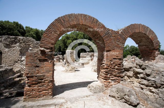 The Temple of Jupiter, Cumae, Italy. Creator: Samuel Magal.