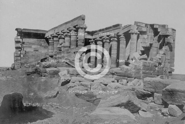 The Temple of Mahannaka, Nubia, 1857. Creator: Francis Frith.