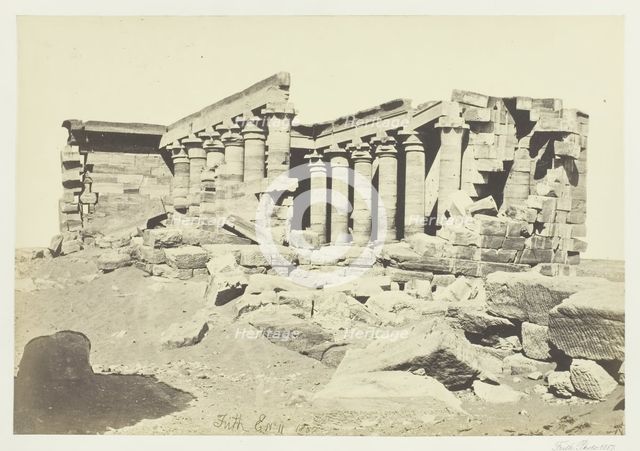 The Temple of Maharaka, Nubia, 1857. Creator: Francis Frith.