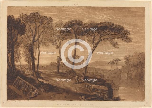 The Temple of Minerva Medica, published 1811. Creator: JMW Turner.