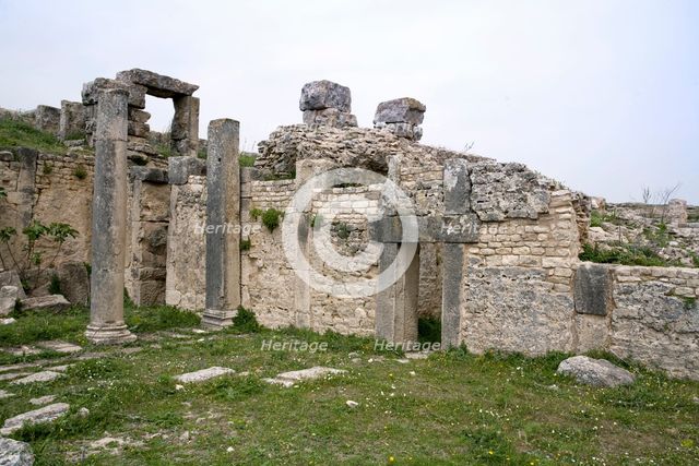 The Temple of Minerva, Dougga (Thugga), Tunisia. Creator: Samuel Magal.