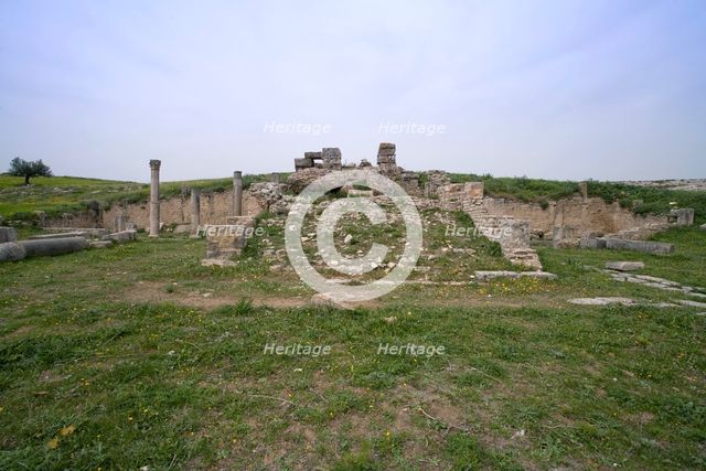 The Temple of Minerva, Dougga (Thugga), Tunisia. Creator: Samuel Magal.