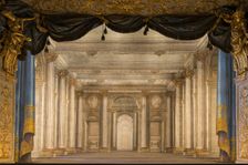 The Temple of Minerva. Set design for the Petit Théâtre de la Reine, Versailles, 1754