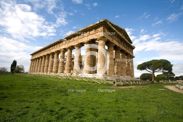 The Temple of Neptune, Peastum, Italy. Creator: Samuel Magal.