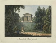 The Temple of Paul I (or the Mausoleum of Paul I) in the Park of Pavlovsk, 1810s. Creator: Thurner (active first quarter of the 19th century)