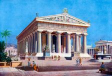 The Temple of Poseidon, Paestum (Pesto), Italy, 1933-1934