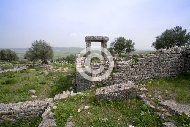 The Temple of Pluto, Dougga (Thugga), Tunisia. Creator: Samuel Magal.