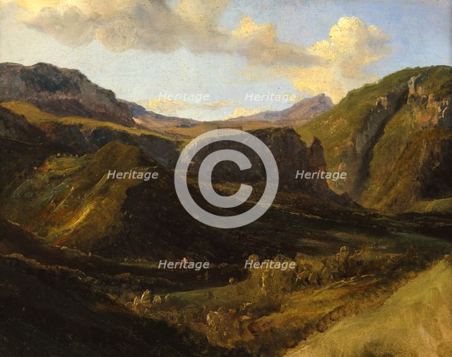 'The Temple of Segeste', c1810-1822  Artist: Achille Etna Michallon