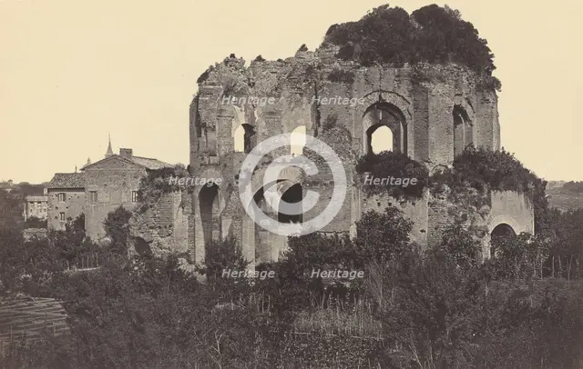 The Templum Minerva Medica and the Surrounding Area, 1861. Creator: Robert MacPherson.