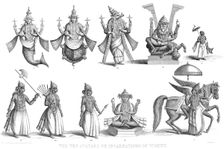 The Ten Avatars or Incarnations of Vishnu c1880