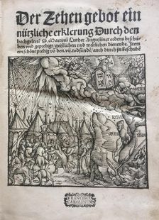 The Ten Commandments (Der Zehen gebot ein nützliche erklerung...) by Martin Luther, 1520