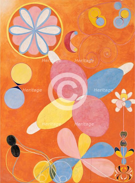 The Ten Largest, No. 4, Youth, 1907. Creator: Hilma af Klint (1862-1944).