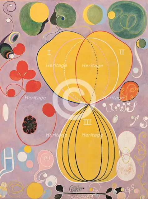 The Ten Largest, No. 7., Adulthood, Group IV, 1907. Creator: Hilma af Klint (1862-1944).