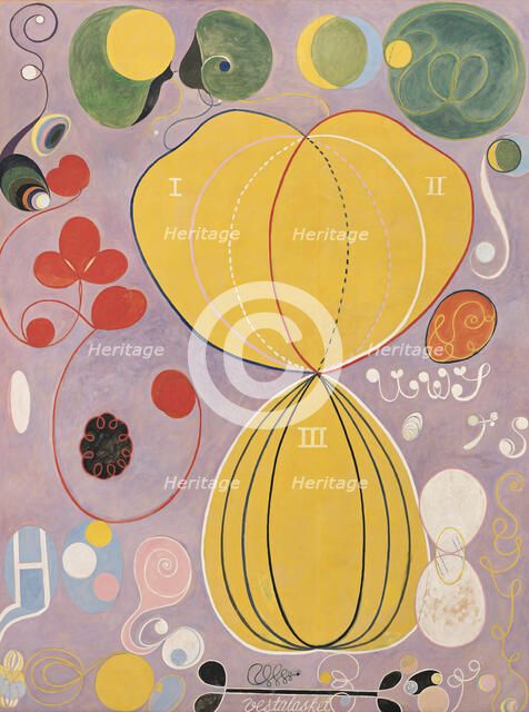 The Ten Largest, No. 7., Adulthood, Group IV, 1907. Creator: Hilma af Klint (1862-1944).