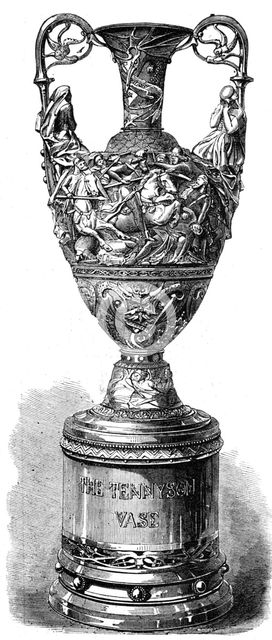 The Tennyson Vase: "Morte d'Arthur" and "Guinevere", 1868.  Creator: Unknown.