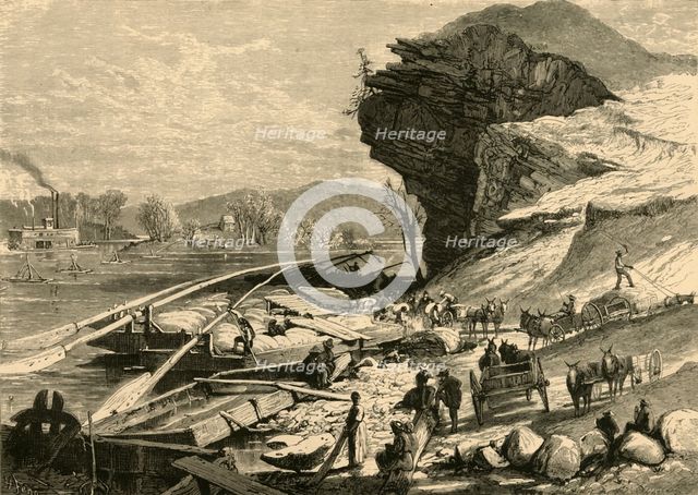 'The Tennessee at Chattanooga', 1872.  Creator: John J. Harley.