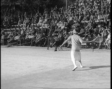 The Tennis Players Suzanne Lenglen of France and Helen Wills of the United States of America...,1926 Creator: British Pathe Ltd