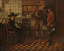 The Tenant Farmer's Rent, 1660-1668. Creator: Gerritsz Quiringh van Brekelenkam