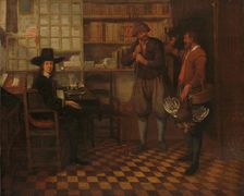 The Tenant Farmer's Rent, 1660-1668. Creator: Gerritsz Quiringh van Brekelenkam